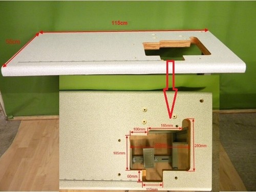 Tischplatte für overlock - tischplatte,