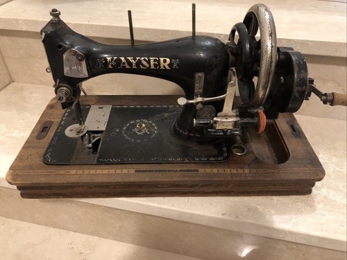 Antike nähmaschine kayser - nähmaschine,