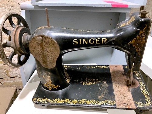 Alte singer nähmaschine deko - singer,